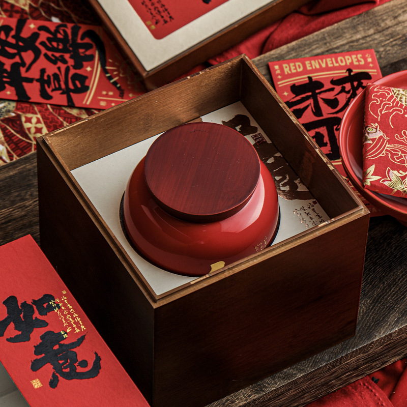 高档中式春节茶叶包装盒茶叶罐礼盒装红茶绿茶岩茶白茶半斤装空盒