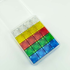 正方形の数学の教具磁気磁気磁石の立方体の幾何学の正方形の積み木の小学校の2センチの3