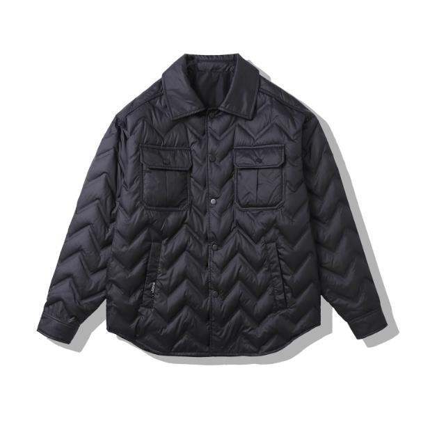 Retro keep warm down jacket for men and women