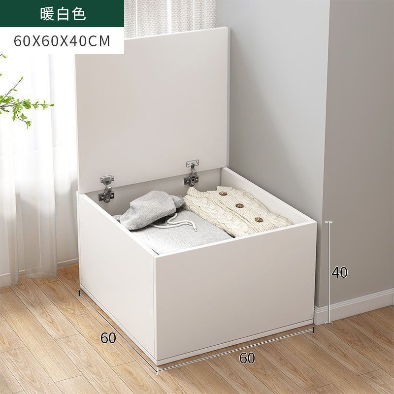 Cama de tatami flotante ventana armario armario de almacenamiento se puede colocar en el suelo balcón ventanas largas cubiertas de almacenamiento de dormitorio doméstico