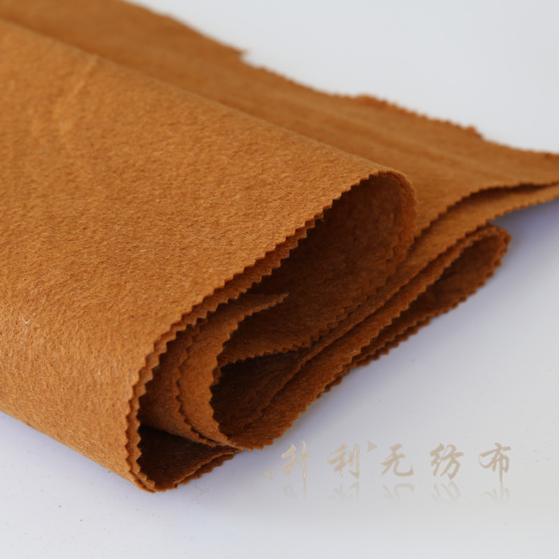 厂家供应工艺化纤针刺无纺布 DIY手工玩具装饰用彩色针刺无纺布