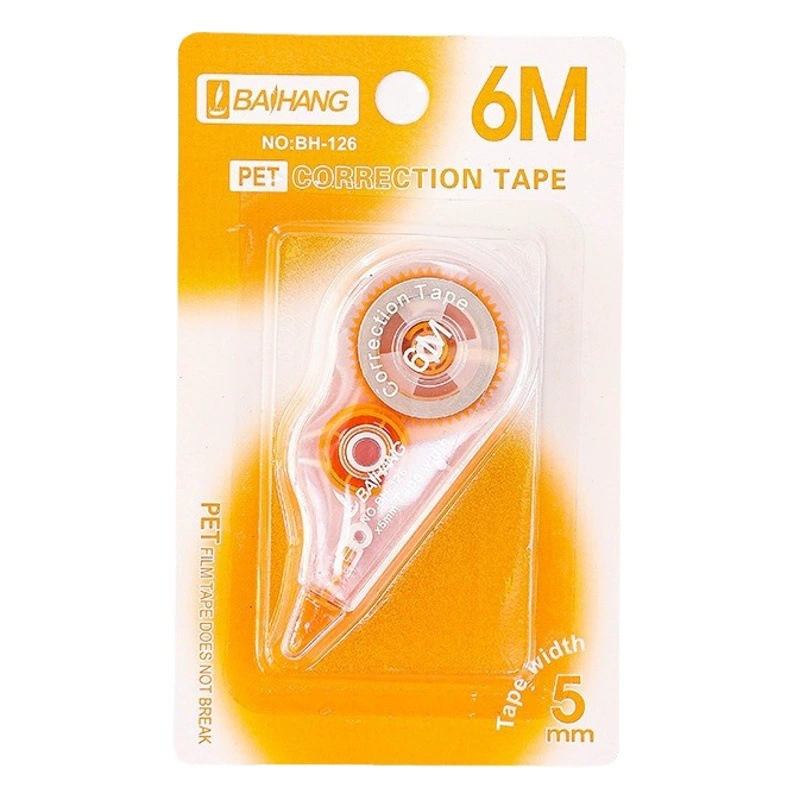 Baihang BH-126 Корректирующая лента Креативная многофункциональная Корректирующая лента Macaron Цветная Корректирующая лента Детская Корректирующая лента большой емкости