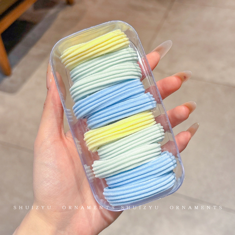 Coleteros de Alta Elasticidad, Estilo 2025, Bandas Elásticas para Mujer para Atar el Cabello, Coleteros Duraderos que No Tiraman del Cabello, Accesorios para el Cabello con Diadema.