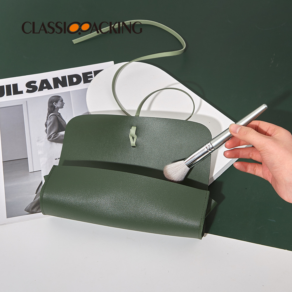 2025 bolsa de cosméticos japonesa estilo ins bolsa de almacenamiento de belleza simple coreana lápiz de cejas portátil sombra de ojos bolsa de almacenamiento de cepillo