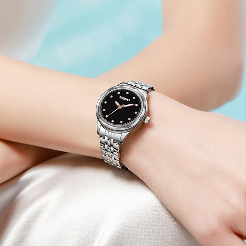 CasualFashionElegantElegance Orologio meccanico completamente automatico da donna impermeabile fino a 50 metri con vetro zaffiro e acciaio inossidabile_voghion.com