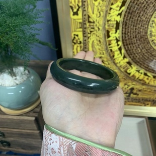 Jin Yu Tang Exquisite Xinjiang Hetian Jade Elaeagnus angustifolia Bracelet Xinjiang Hetian Material High Density Steel Plate Without Crack