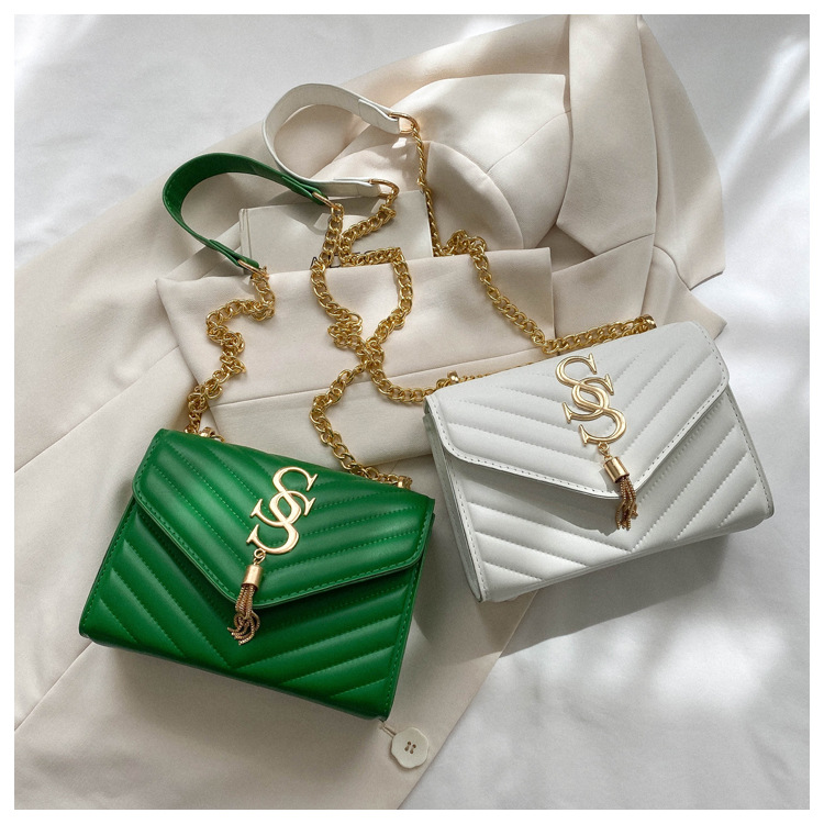 Damen Handtasche Im Western Stil Mit Kette Und Umhängefunktion_voghion.com
