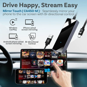 Ottocast Fabrik Dəstəyi Anti-nəzarət Güzgü CarPlay Orijinal Avtomobil Kabeli