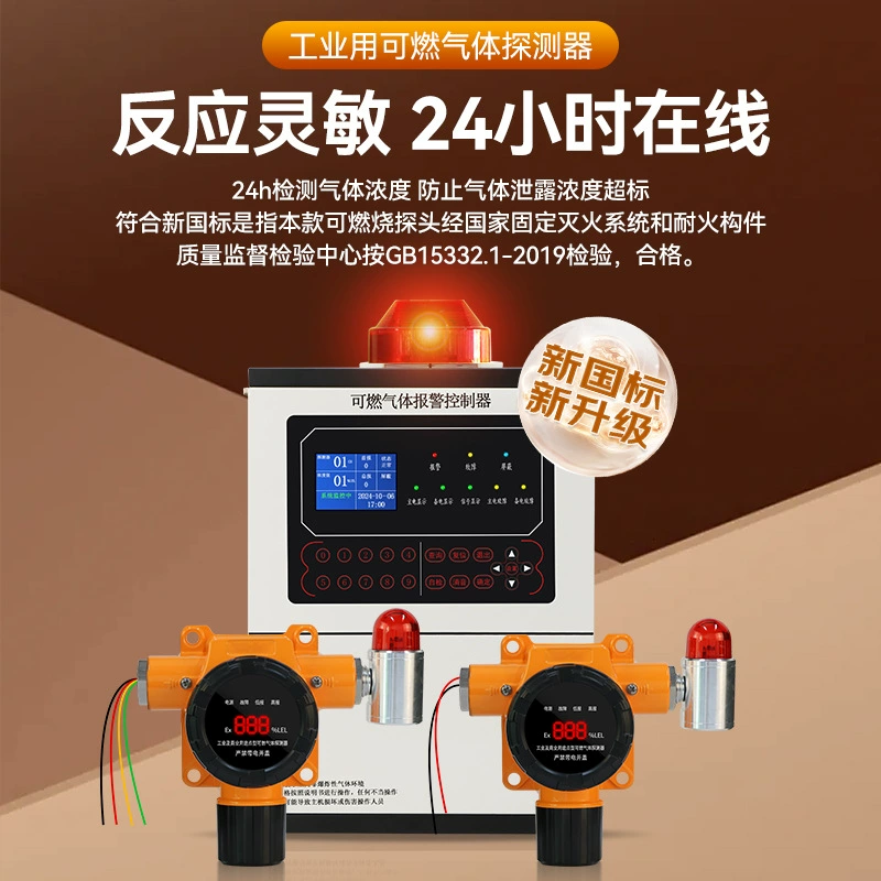 Взрывобезопасный горючий газ детектор промышленной концентрации детектор утечки коммерческий контроллер краски
