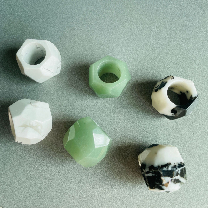 新款天然玉石东陵玉扳指富贵直筒指环男款霸气戒指批发指环清泉流