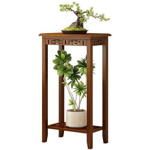 Balcony flower rack wholesale multi-layer storage rack indoor new Chinese flower pot rack antique flower rack floor-standing pothos succulent