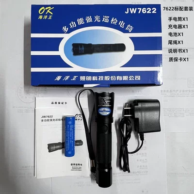Jw76/Hz Explosion-Proof Multi-Functional Strong Light Flashlight Jw76 Inspection Waterproof (UV fənərlər) - 7622-standard-configuration-inspection