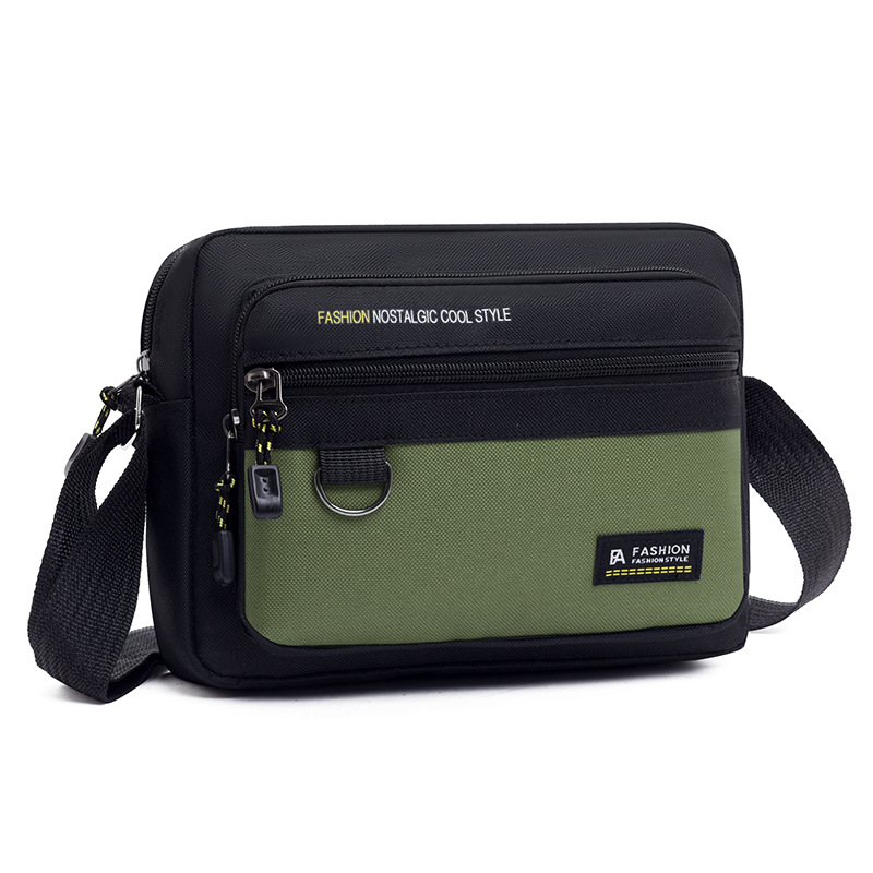 Bolsa de hombro casual de gran capacidad, comercio exterior, nuevo tipo de bolso de tela Oxford ligero, simple bolso de hombro casual de negocios para hombres.