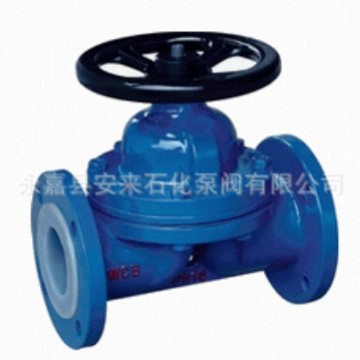 衬氟隔膜阀G41F46-16C 铸钢耐腐低压四氟衬氟法兰隔膜阀 碳钢阀门