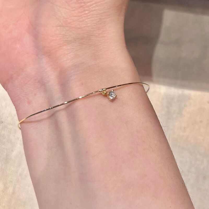 French-Style Cool Minimalist Gold Sparkling Diamond Plain Ring Bracelet for Women 2026 New Model Light Luxury Exquisite Niche High-End Jewelry French-Style Cool Minimalist Gold Sparkling Diamond Plain Ring Bracelet for Women 2026 New Model Light Luxury Exquisite Niche High-End Jewelry