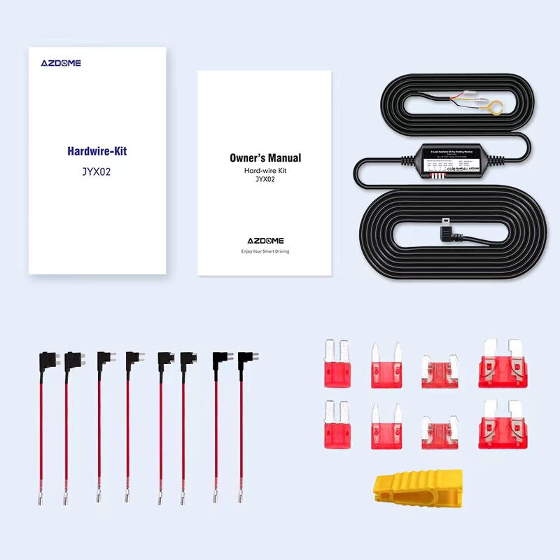 AZDOME driving recorder pressure reducing line Hardwire kit driving recorder 24 hours monitoring line LNDU