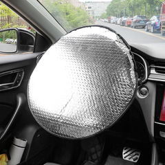 車のハンドルの日よけカバーの車の内装の夏の専用用品の日よけの温度を下げる断熱のアルミ箔の日よけの卸売り