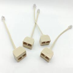 電話コルト11一分二次接続箱電話機アダプタ一公転二母牛角分線電話部品