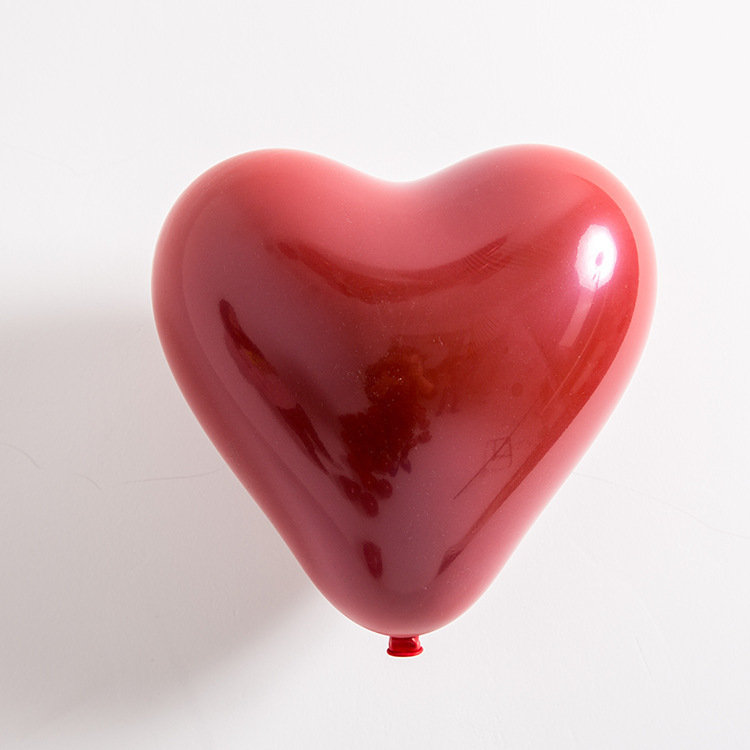 5 pulgadas 10 pulgadas 12 pulgadas 18 pulgadas celebridad de Internet doble capa gema Globo Rojo decoración de la boda Granada Globo Rojo