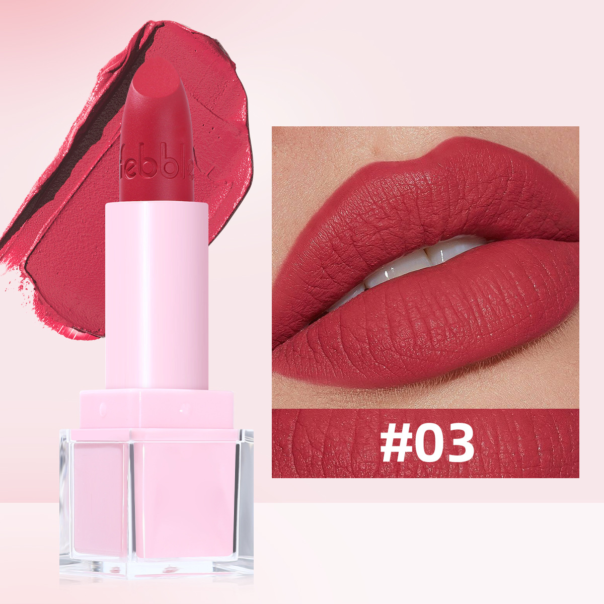 USHAS Europa y los Estados Unidos transfronterizos spot permanente color lipstick lipstick mate LP2336A
