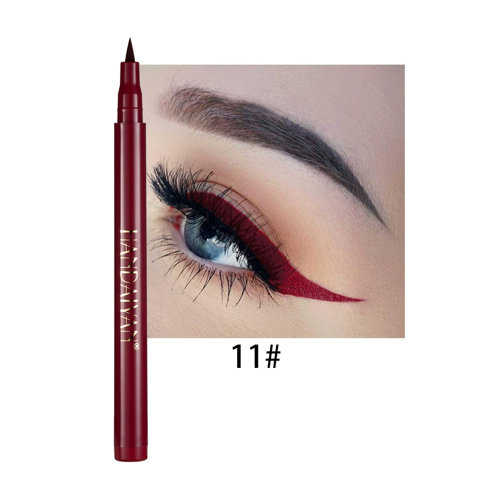 Eye Pencil (HANDAIYAN) Rainbow Makeup Primer, Waterproof Smudge‑Proof, 12 Colors, 1.6 g