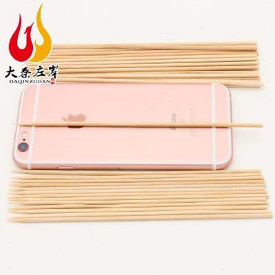 *一次性小吃竹签15cm 2.5热狗烤肠酱香饼炸鸡柳鸡排店 烤冷面 dg