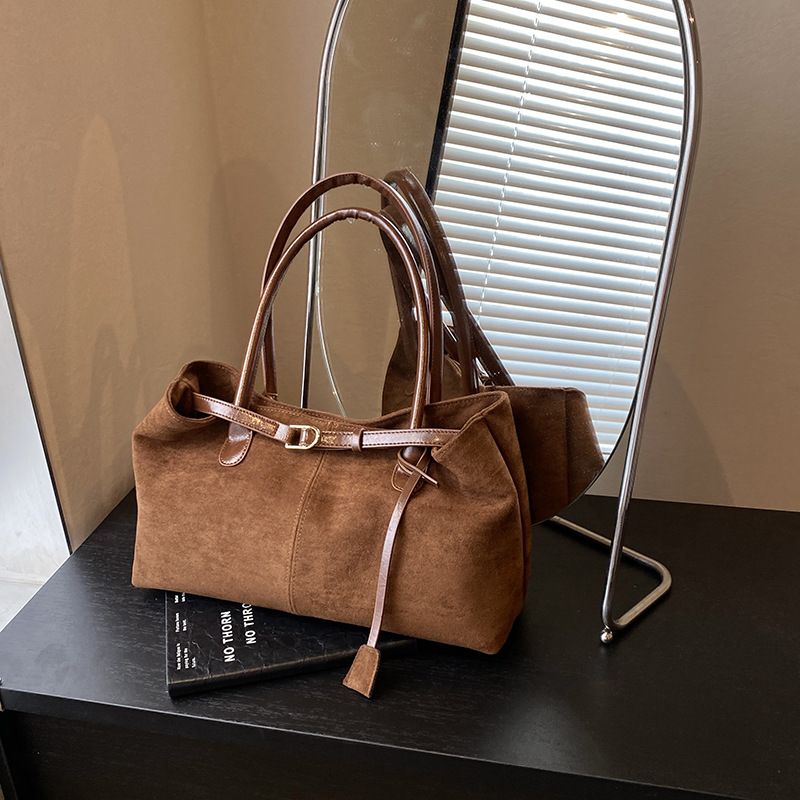 Alta sensación retro moda bolsos tote damas 2024 nuevo otoño bolsos de mano de gran capacidad bolsos de hombro