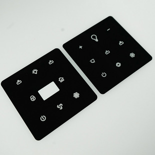 Guangdong PET label PVC panel control display surface sticker remote control button film film nameplate formulated as needed