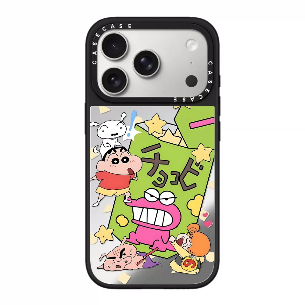 C家零食蜡笔小新适用iphone18promax手机壳16/14/Air网红15pro硬