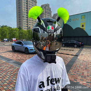 Internet Celebre Soaring Small Braid Explosions Helmet Dirty Braid Helmet Decorations Electric Car Helmet Accessories Boutique Accessories