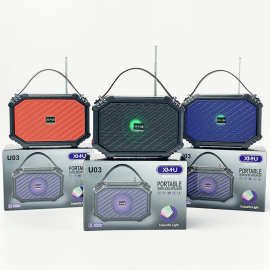 XM-U03新款无线蓝牙音箱大声音户外便携式收音机插卡小型手提音响