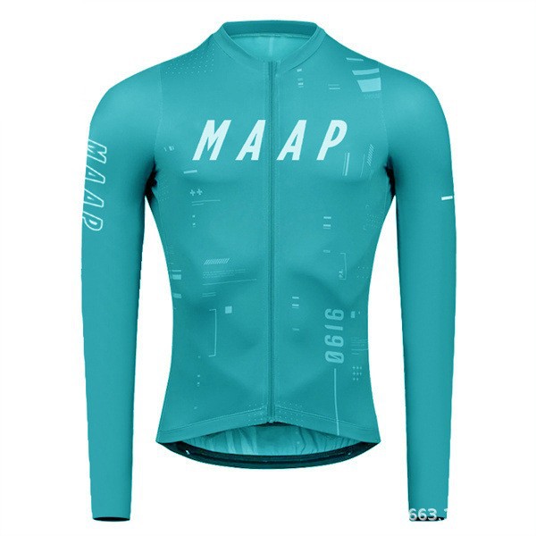 Maap New Spring & Fall Men's and Women's Competitive Long-Sleeved Cycling Jerseys Milk Silk Slim Road Mountain Bike Jerseys