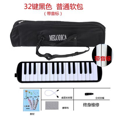 Armónica de 37 agujeros, órgano de boca de 32 teclas para estudiantes y niños, adecuada para presentaciones en el aula de principiantes.