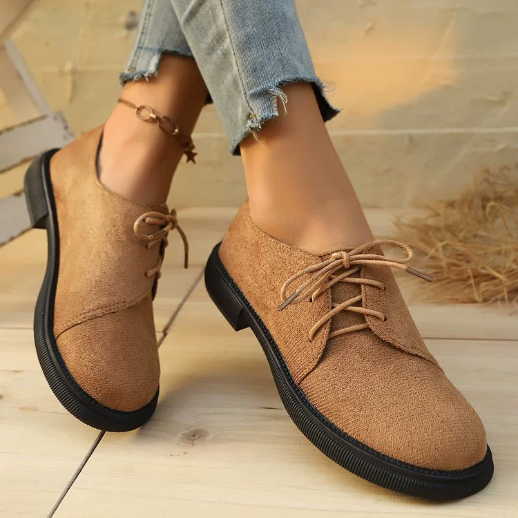 Platform loafers, English style, leather, comfortable plus sizes 35–42