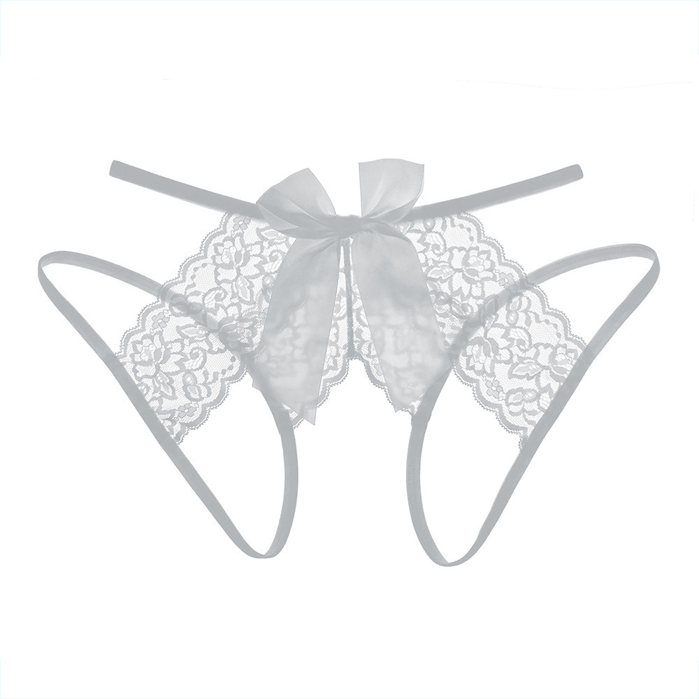 Sexy free-Off see-through open crotch underwear pure desire temptation split underwear sexy free-off straight-in lace briefs