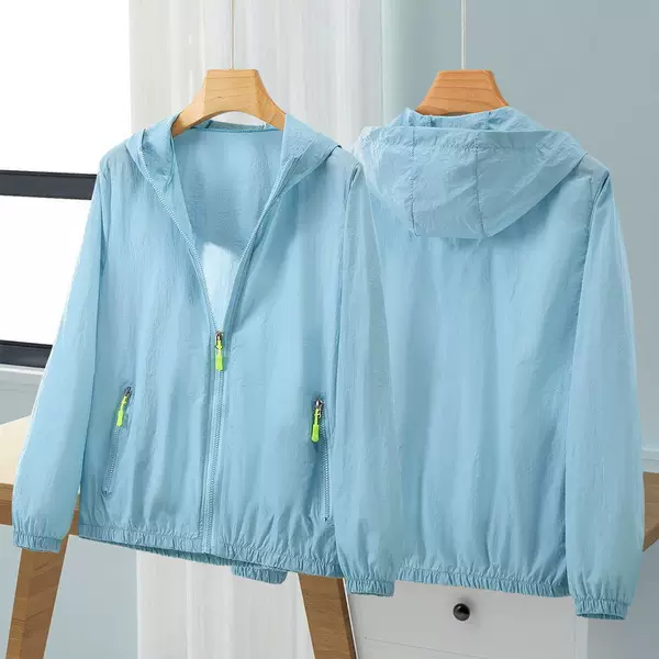 Summer New Men's Loose Large Size Sunscreen Clothing Fashionable Young Couple Breathable Skin Clothing Outdoor Anti-mosquito Top