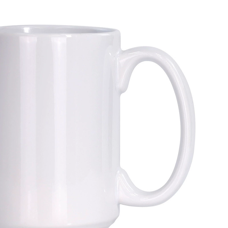 Сублимационная керамическая кружка 15oz, большая емкость, заготовка для термопереноса, экспортный AAA класс для сублимации