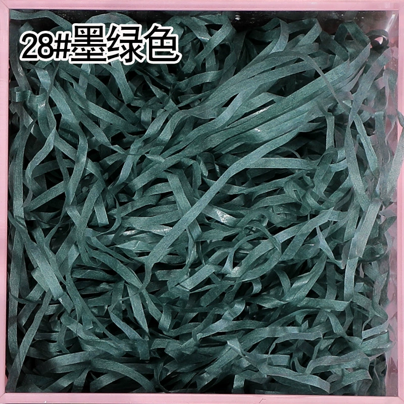 Плотный обложной карт зубчик raffia порванная бумага шелк 50g 30g бумага шелк упаковочная подарочная коробка декор заполнение цветной стружкой бумажные полоски