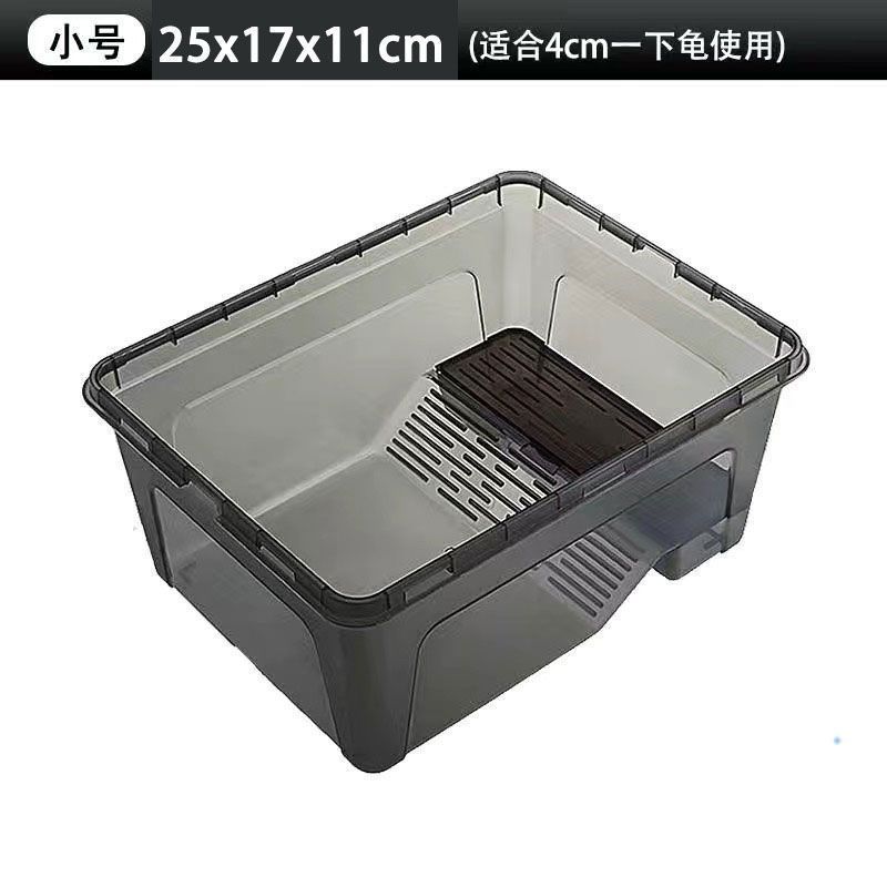 乌龟缸生态缸养乌龟的专用缸房子别墅家用大型盆小巴西乌龟饲养箱|undefined