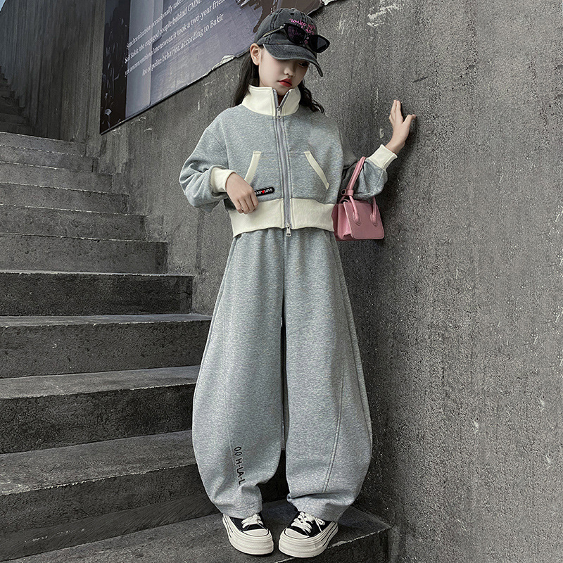 HLA Cardigan Set - Gray