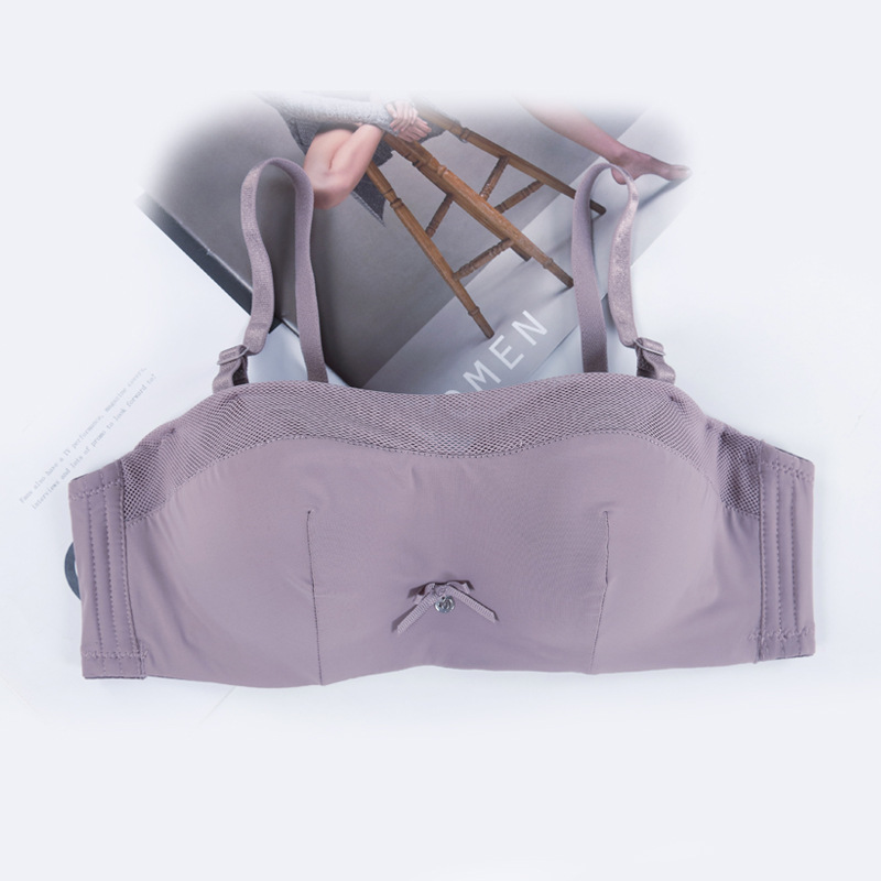 Fábrica de Shantou en el lugar de la limpieza de pecho tipo ajustable anti-caída de la luz recopilación de la ropa interior de la mujer anti-caída sujetador