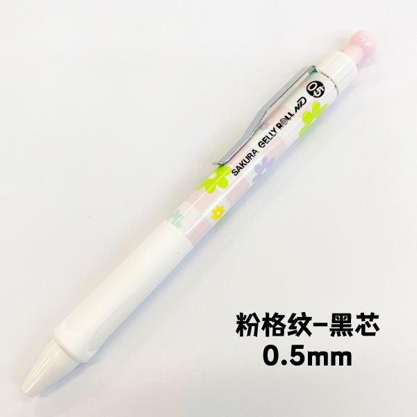 Japonés Sakura Cherry Blossom prensa aguja gel pluma 0,5 Azul Negro Rojo Oficina firma negro pluma estudiante