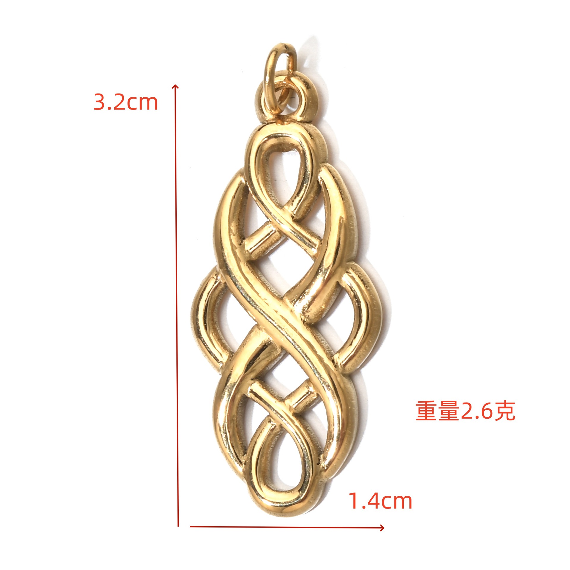 6g Weight None Bag Accessories Type Pendant Jewelry Making Type DIY Ornament Accessories Classification 1 Piece Quantity 304 Stainless Steel Material Geometric Pattern All Seasons Season Asymmetrical, Plating Design Retro Style 1 Piece 304 Stainless Steel Geometric Pendant 15