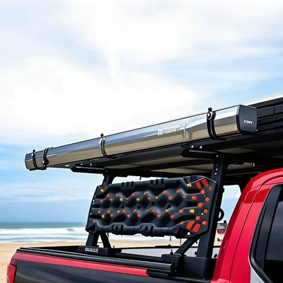 Avtomobil yan çətirləri – Rainproof Camping Self-Driving Travel - black-aluminum-alloy-shell-16x251681313cm-93kg