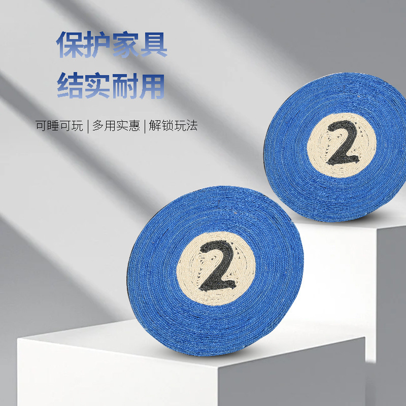 Fabricante en stock nueva ronda de SIAL gato rascarse almohadilla de molienda garra gato juguete almohadilla de SIAL gatito gato garra pad