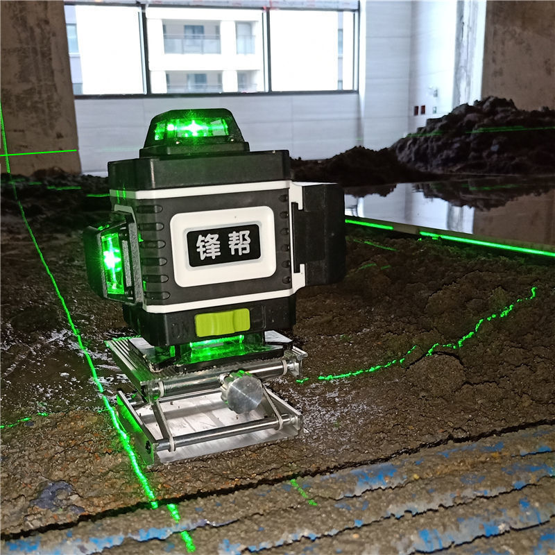 贴地仪地平仪激光绿光水平仪高精度12线红外线水平仪绿光3d贴墙仪