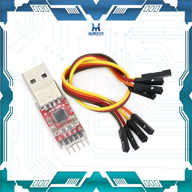 Модуль CP2102 / USB-to-TTL / USB-порт переходник / UART модуль, драйвер загрузчика STC