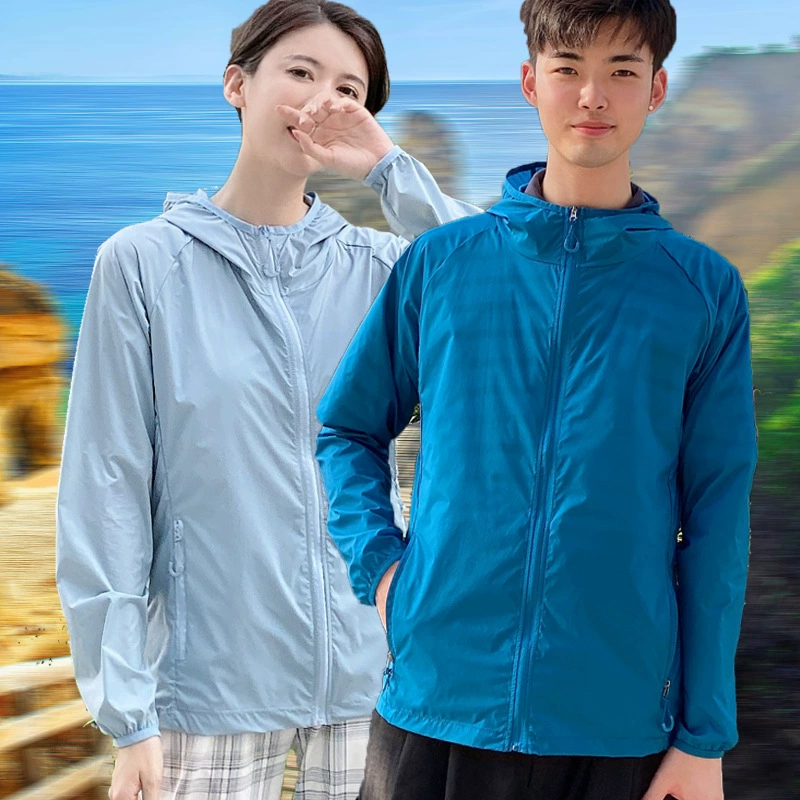 Летнее тонкое мужское и женское дышащее пальто Солнцезащитная одежда Одежда для верховой езды и рыбалки на открытом воздухе Индивидуальный логотип Кожаная одежда Солнцезащитная одежда