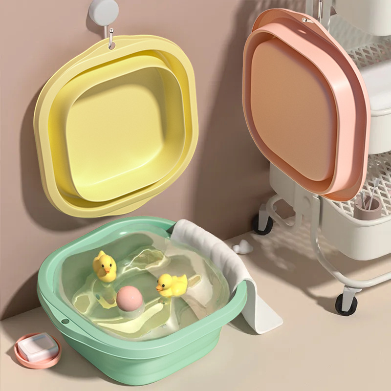 折りたたみ式洗面器、寮生用ランドリー、ポータブル旅行用大小プラスチック洗面器、家庭用収納洗面器|undefined