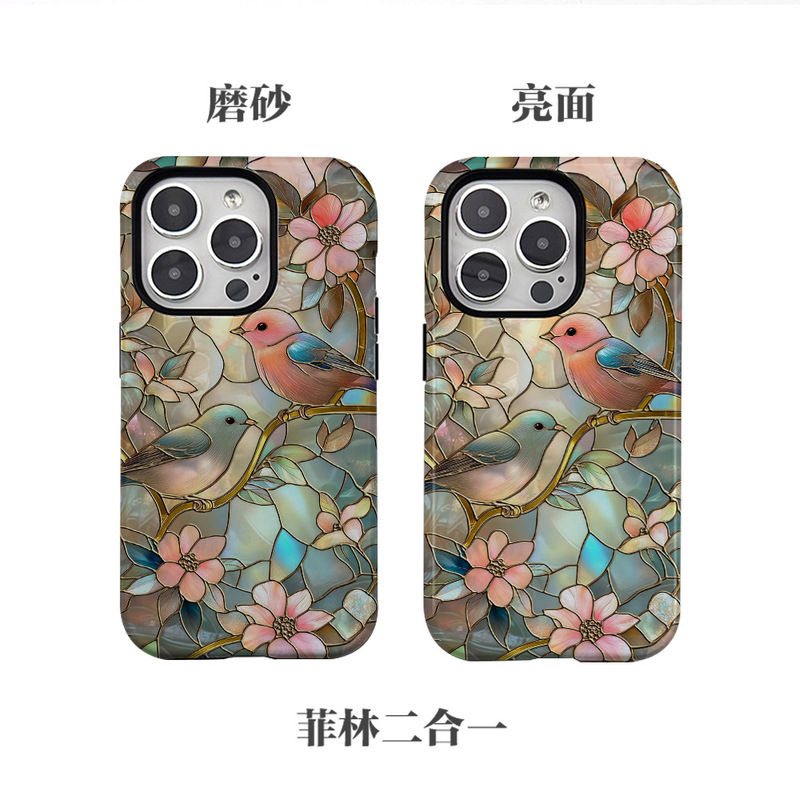 跨境爆款欧美镜面磁吸菲林二合一全包手机壳一件代发适用苹果16|undefined